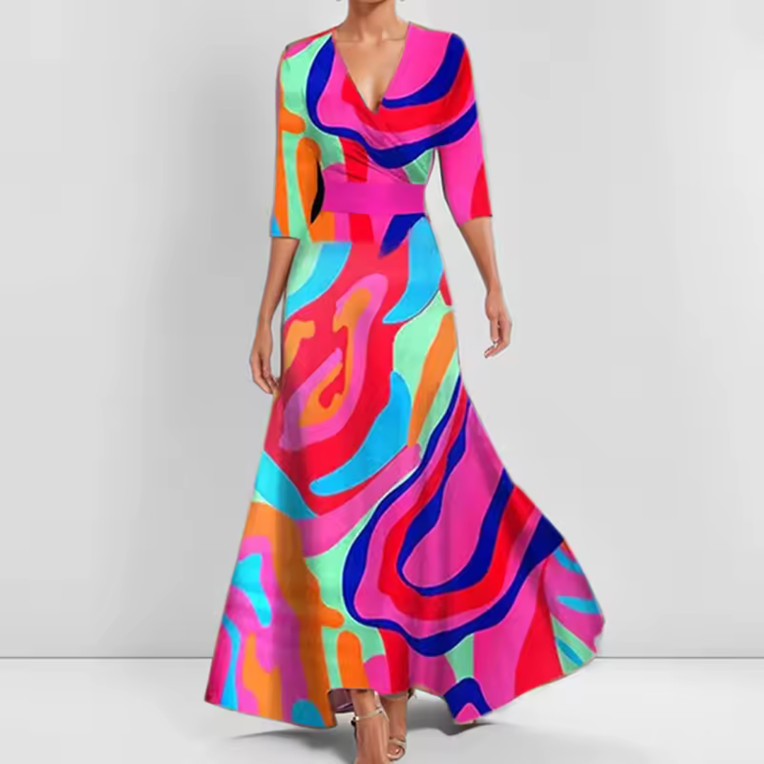 Elise | Elegant Maxi Floral Dress