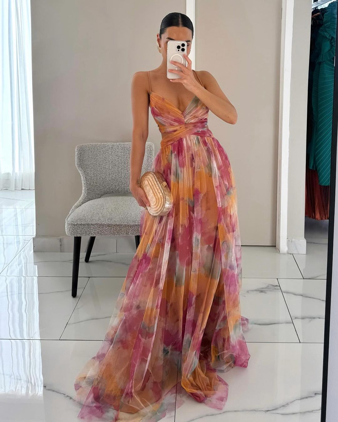 Giselle | Magical Maxi Dress with Floral Print