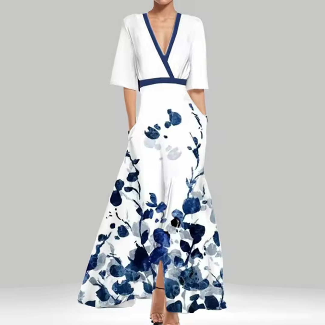 Elise | Elegant Maxi Floral Dress