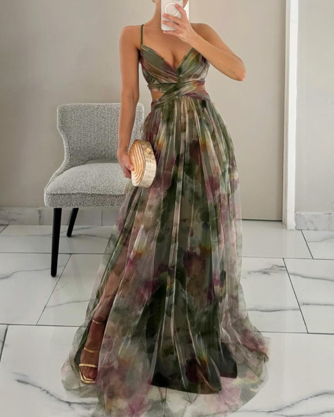Giselle | Magical Maxi Dress with Floral Print