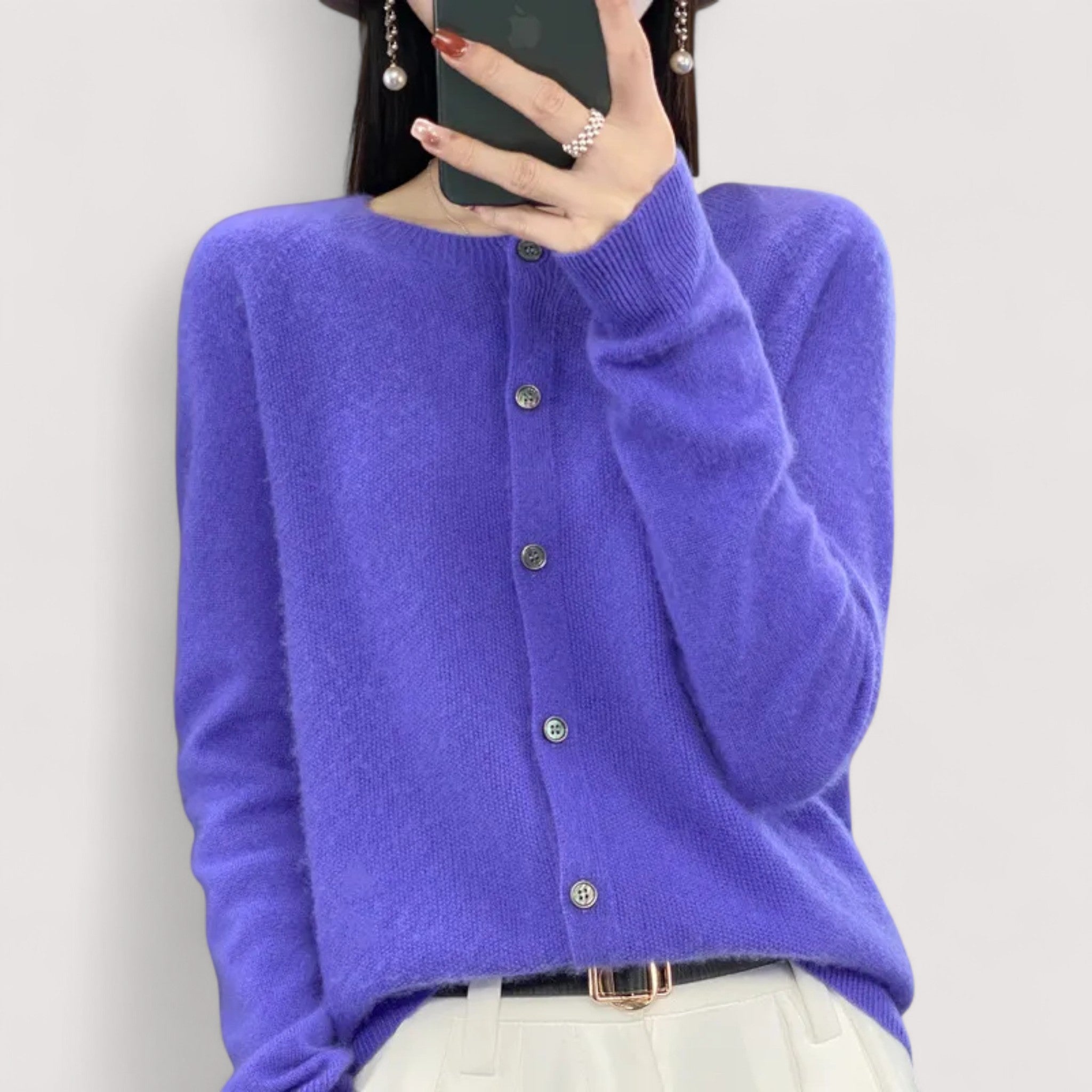 Darija™ | Knitted Jacket with button
