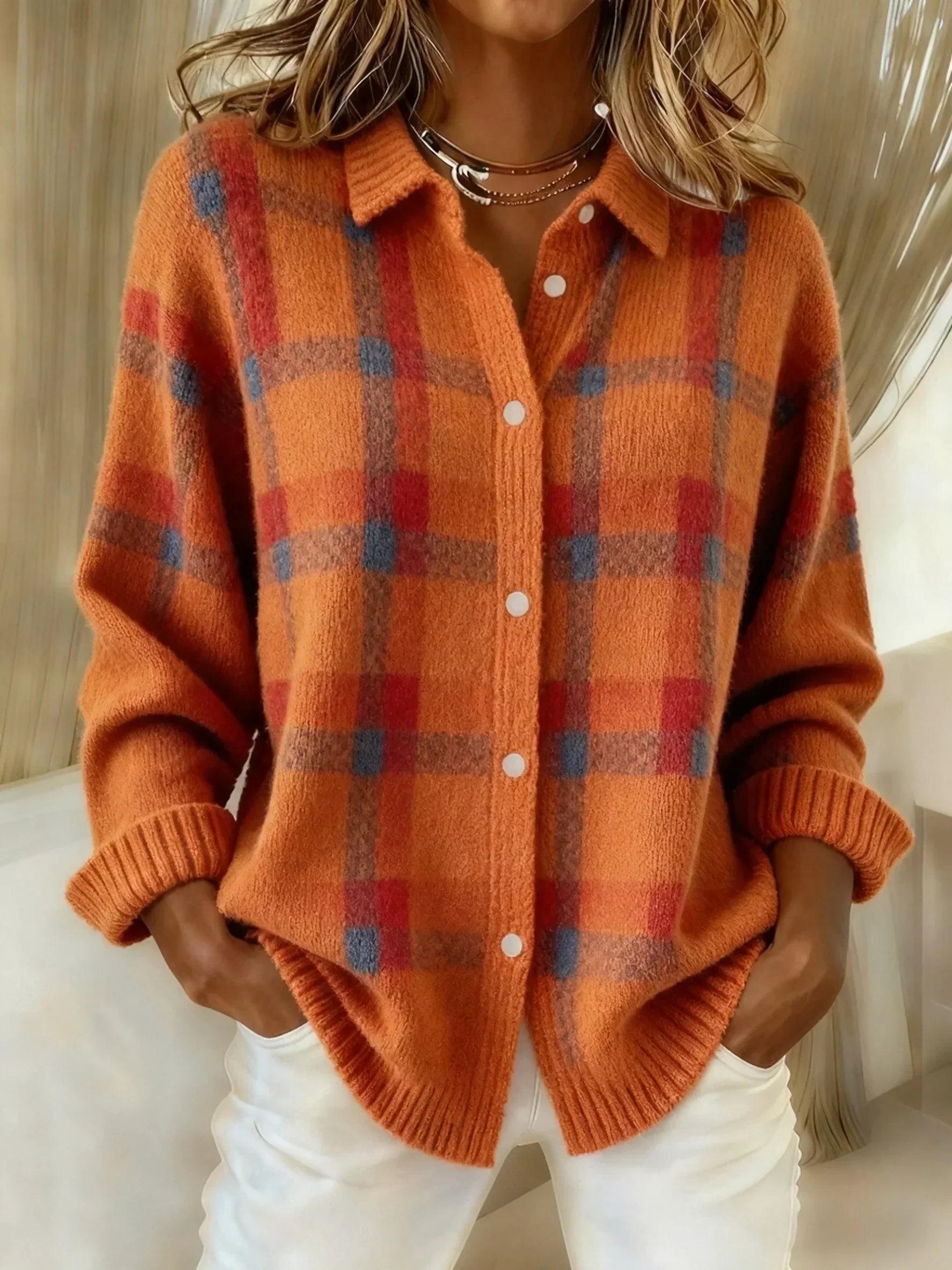 Felicia™ | Checked Pattern Jumper