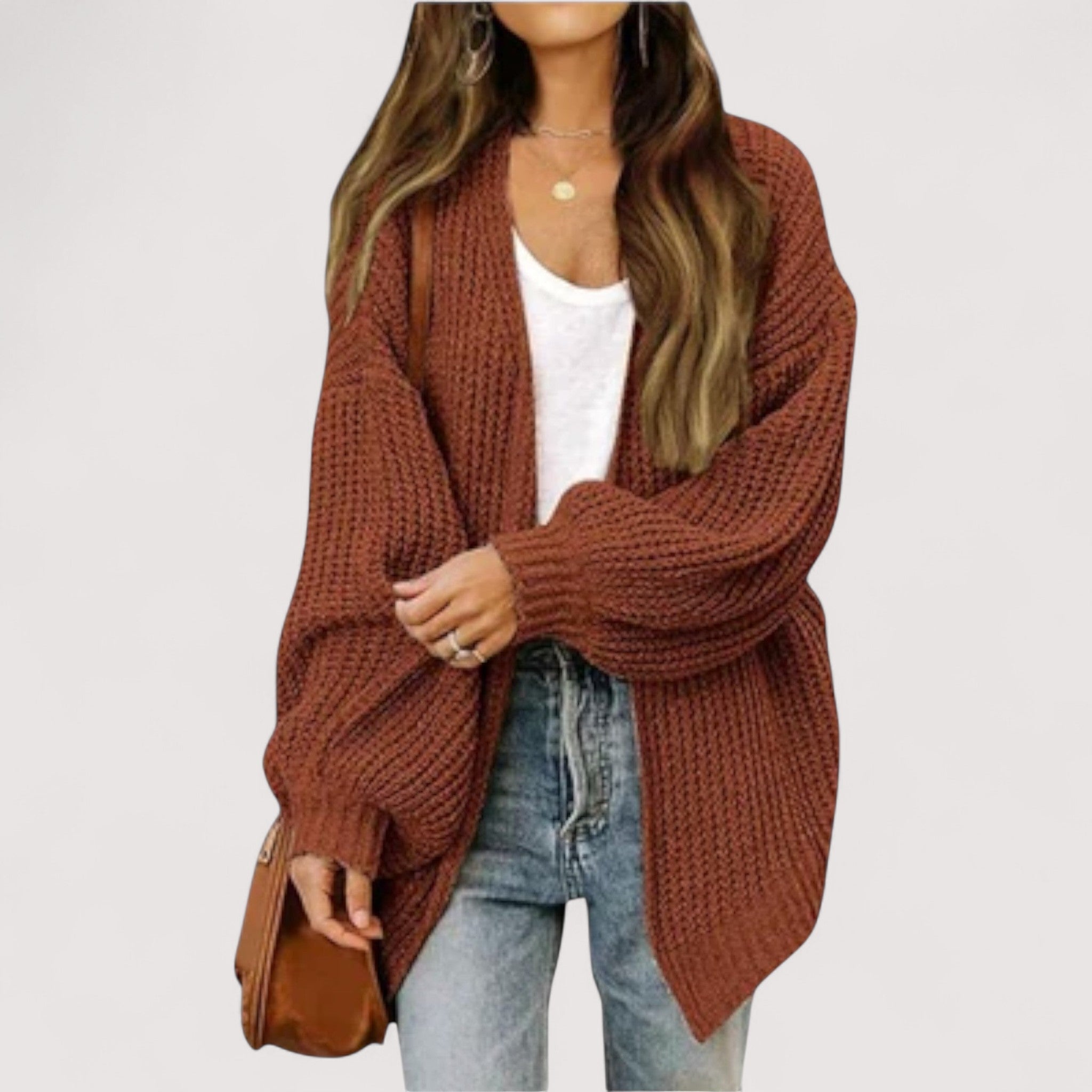 Iveta™ | Relaxed Non-Buttoned Coat