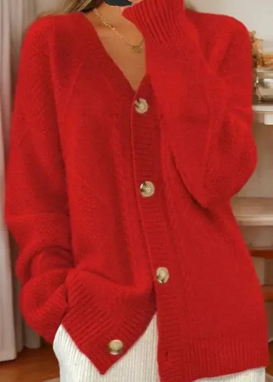 Klára | Knitted cardigan with fine texture