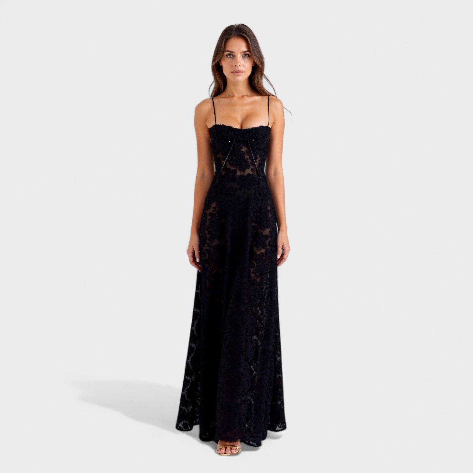Verona | Lace Pits Maxi Dress
