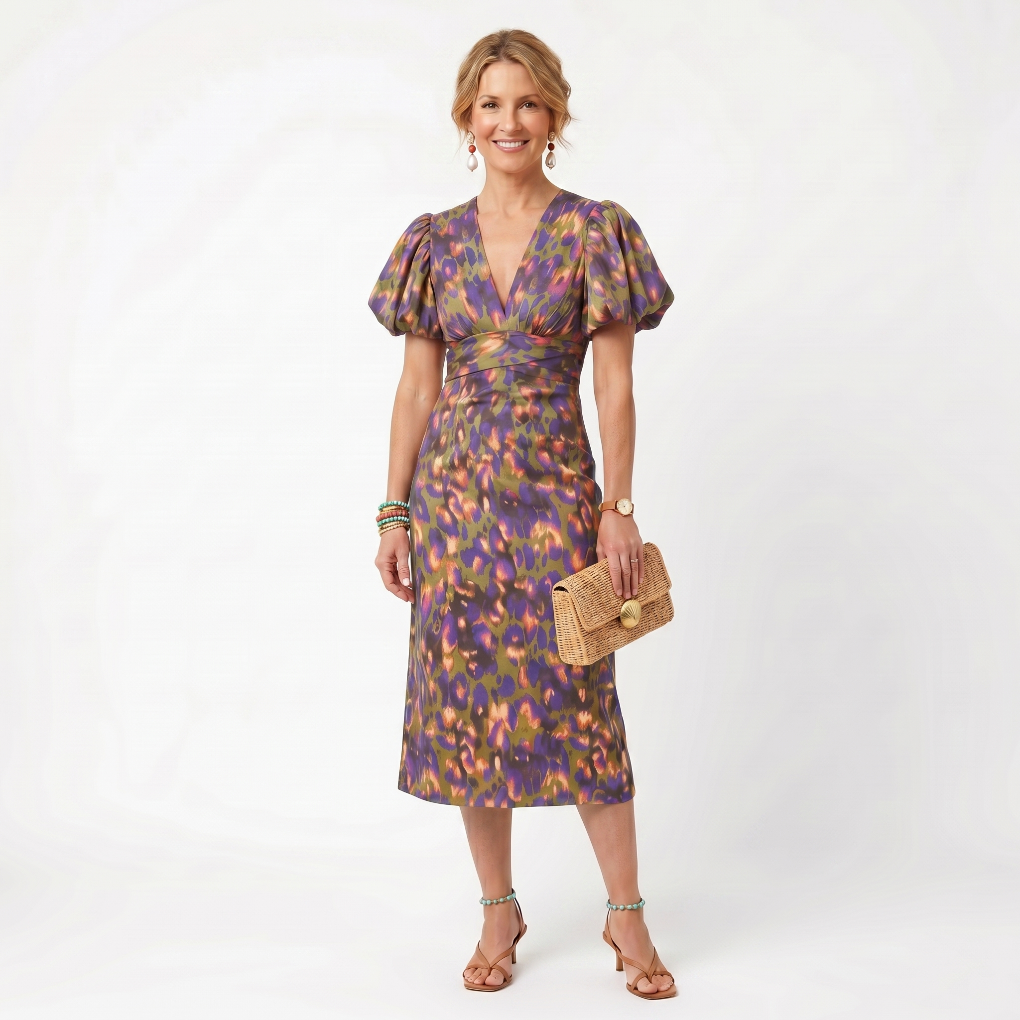 Vanessa | Elegant dress with V-neck