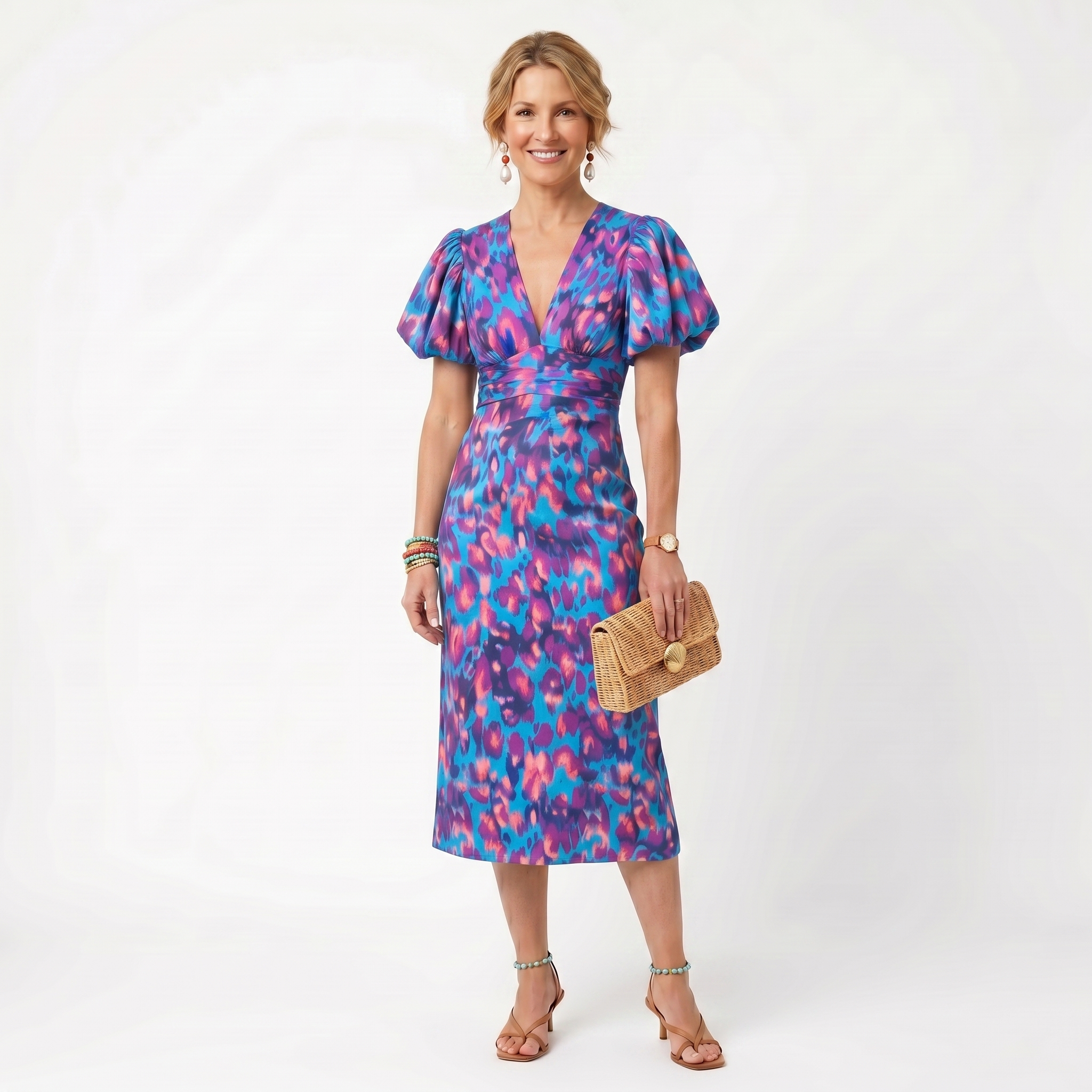 Vanessa | Elegant dress with V-neck