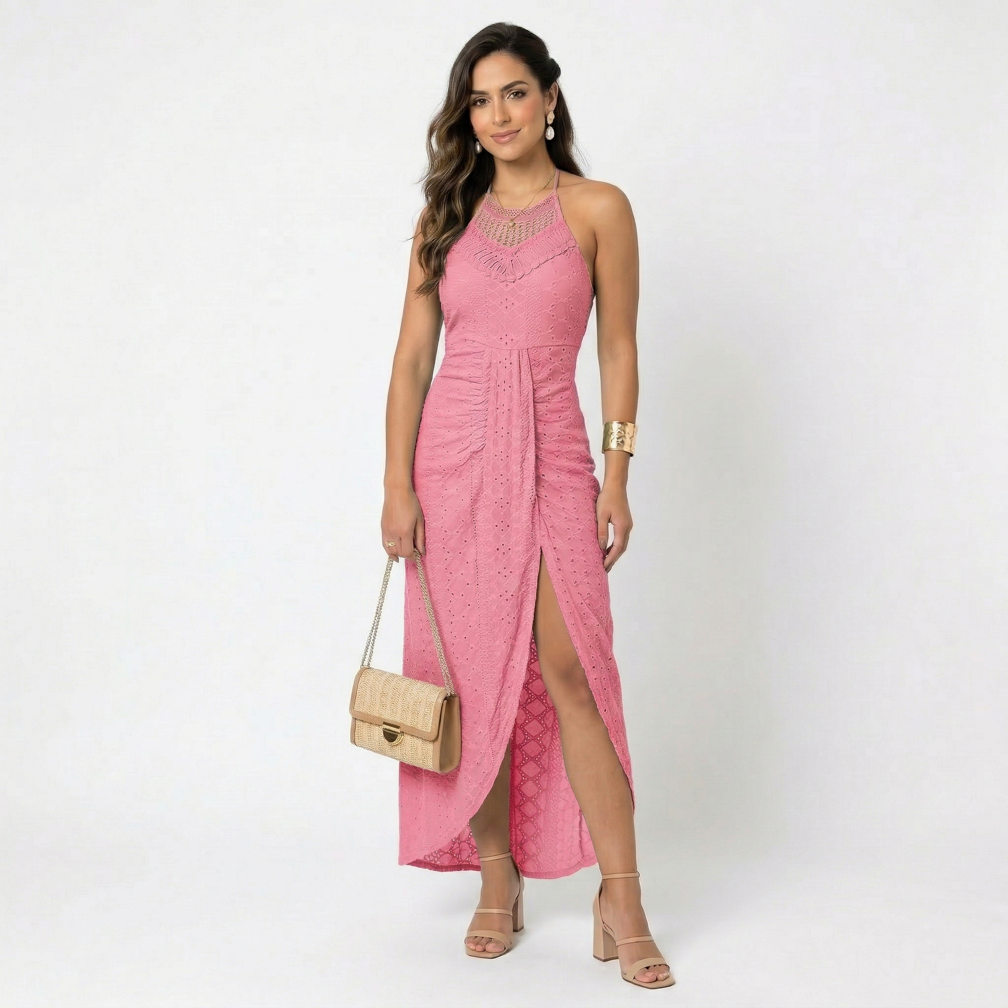 Valentina | Midi Dress with Wrap Neckline