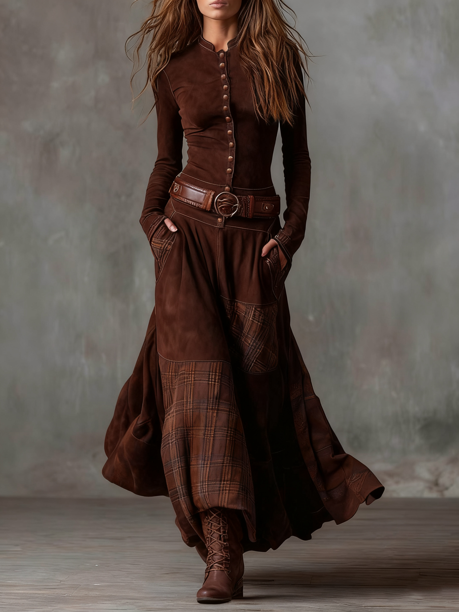 Jada | Maxi dress with belt