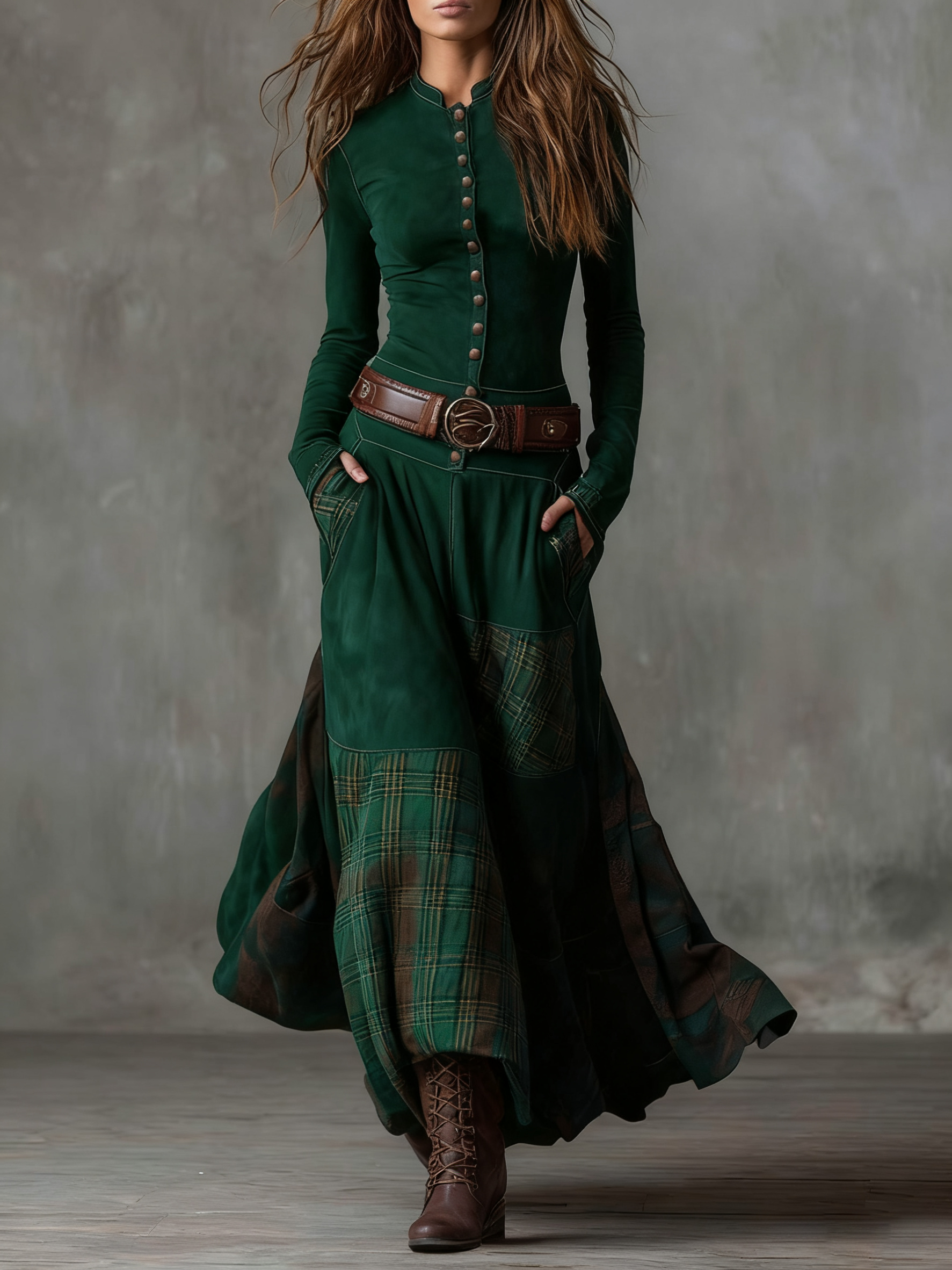 Jada | Maxi dress with belt