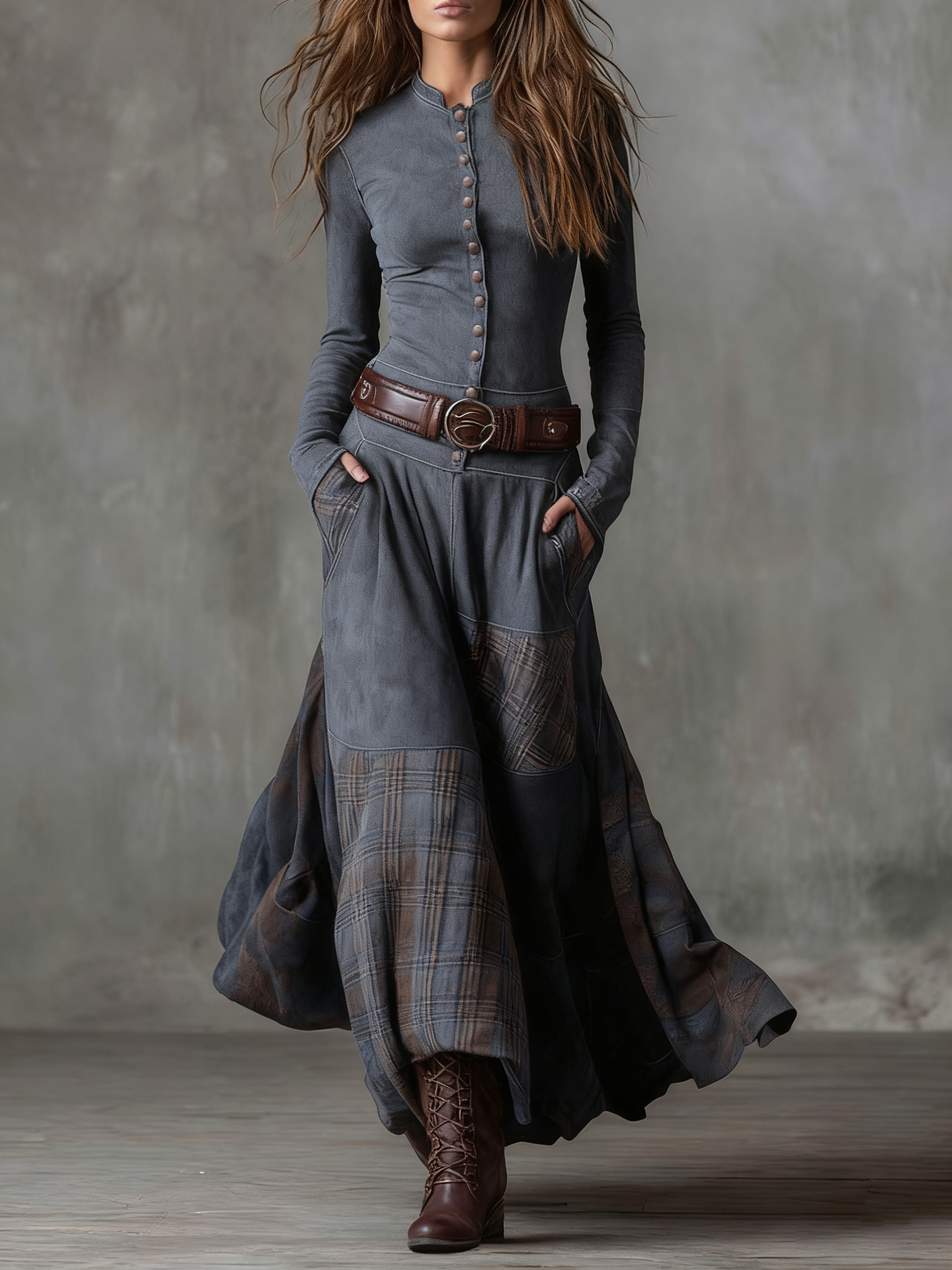 Jada | Maxi dress with belt