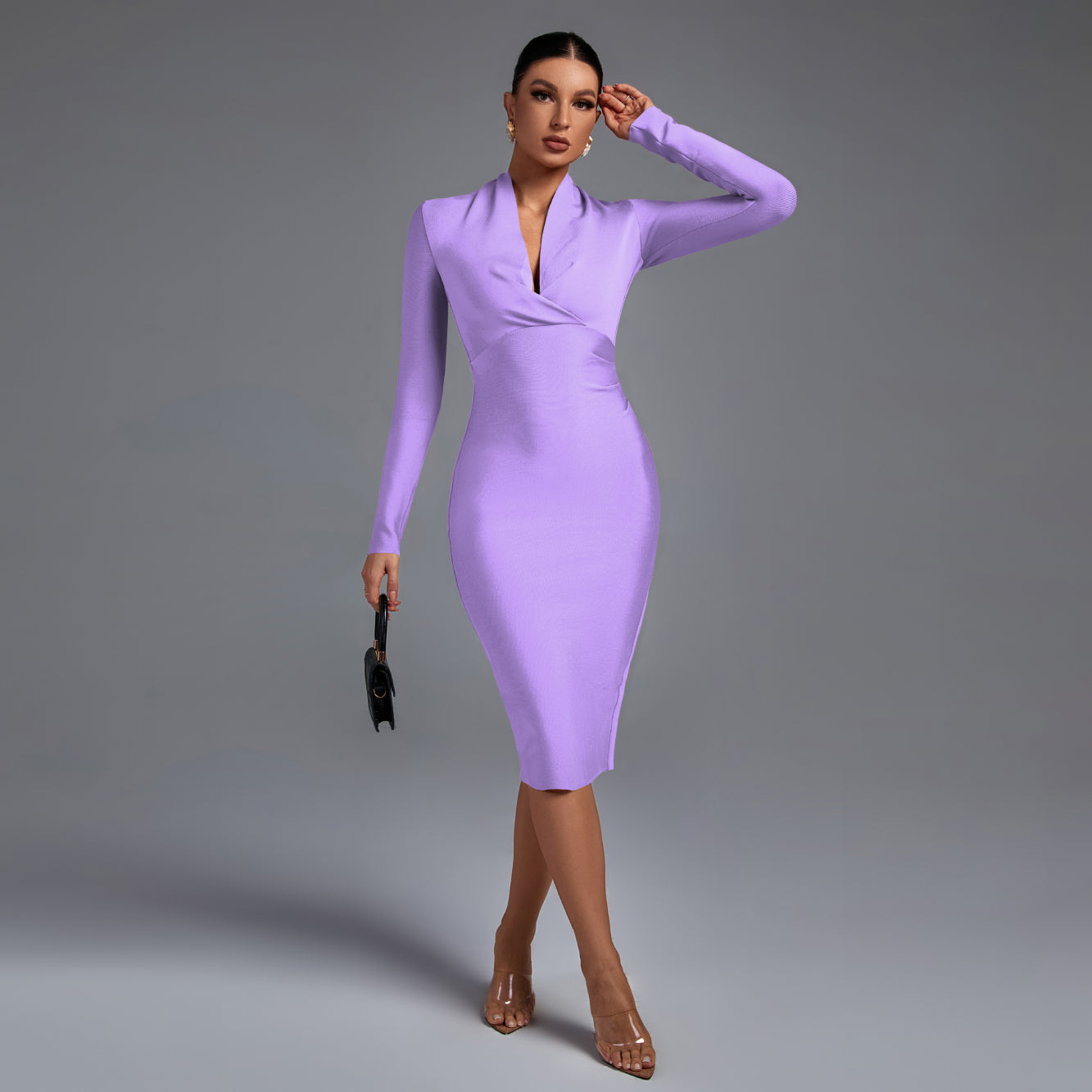 Samara | Elegant V-neck Dress