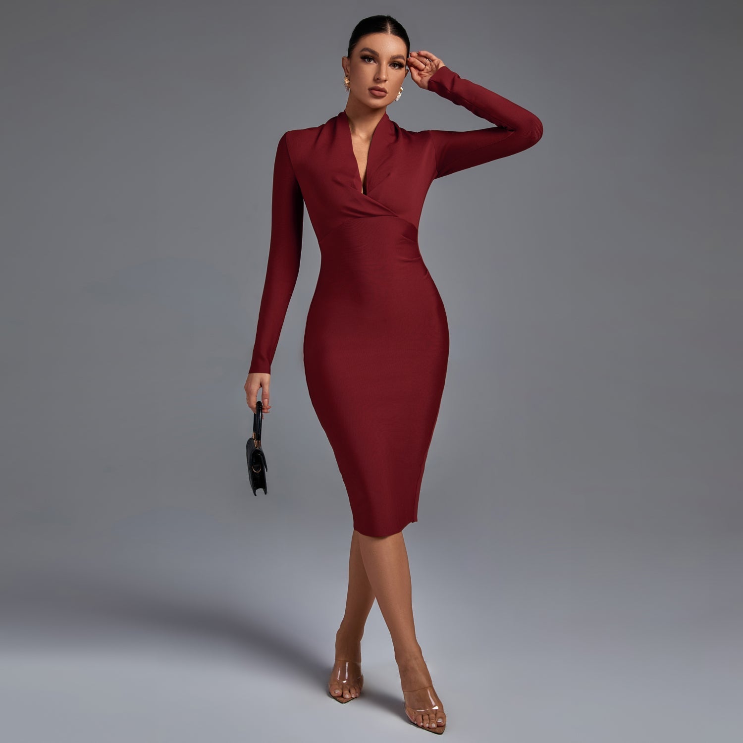 Samara | Elegant V-neck Dress