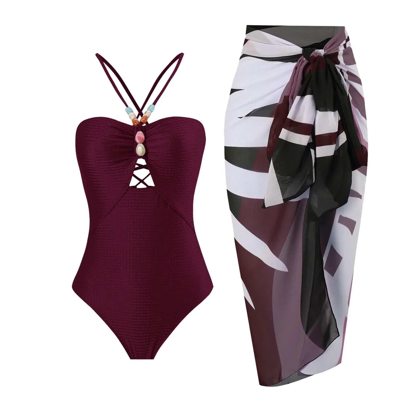 Monaco | Beach Set with Skirt