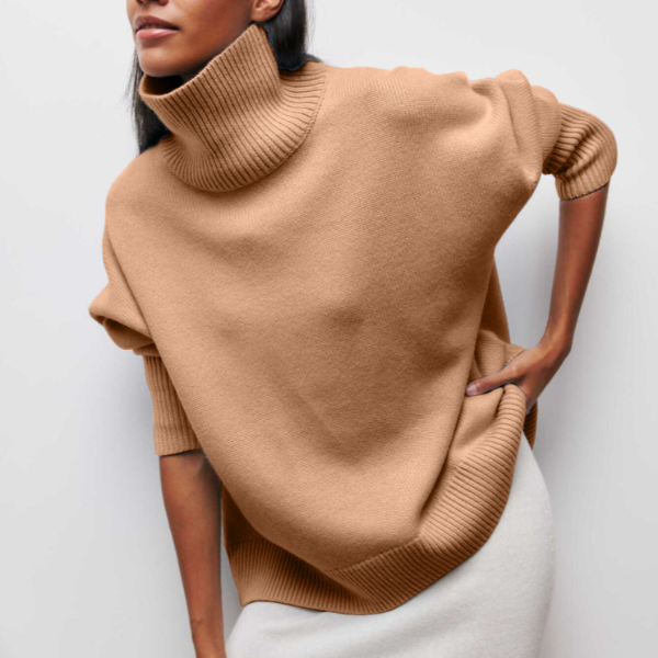 Klára | Elegant knitted roll neck for cold days