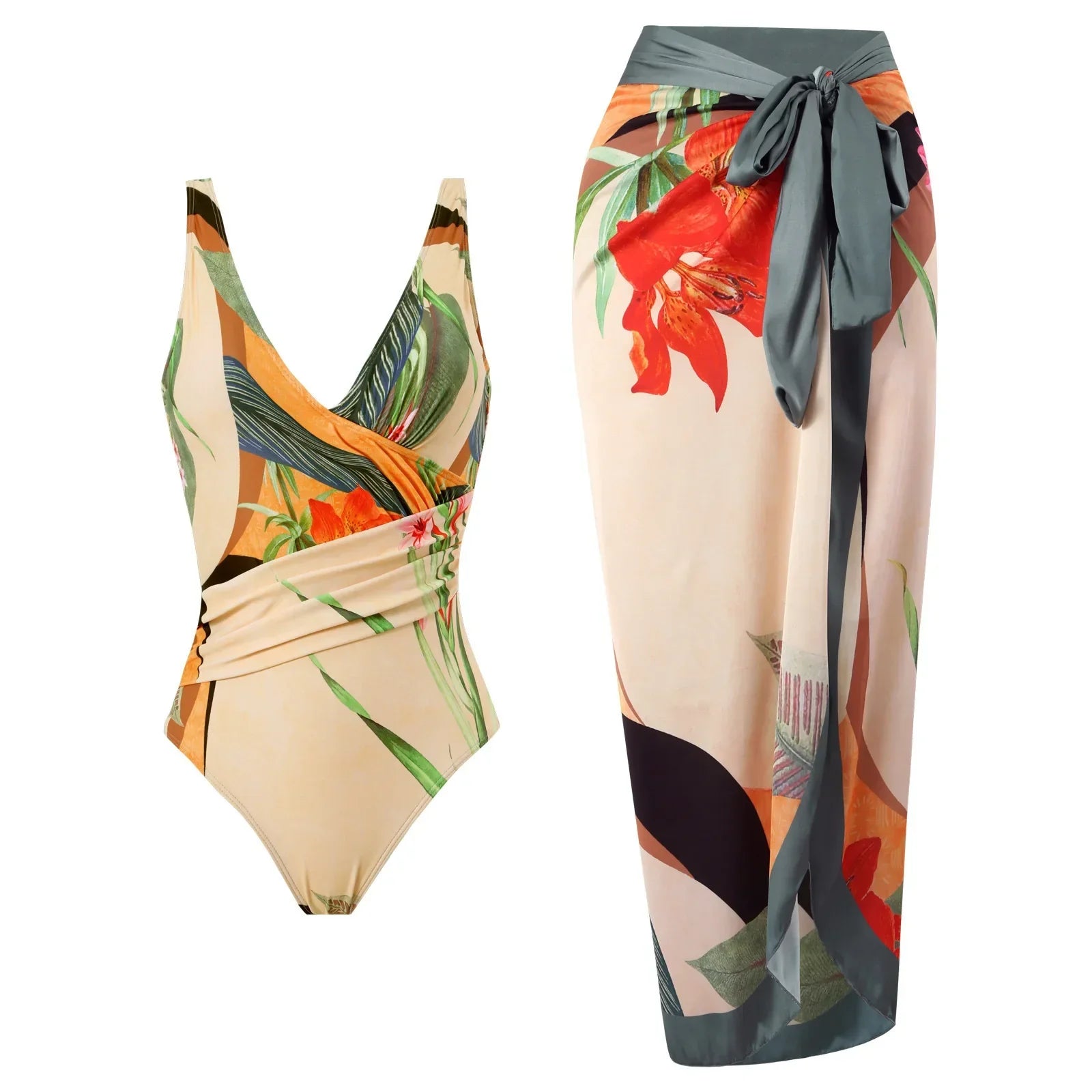 Positano | Beach Set with Skirt