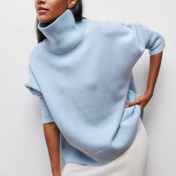 Klára | Elegant knitted roll neck for cold days