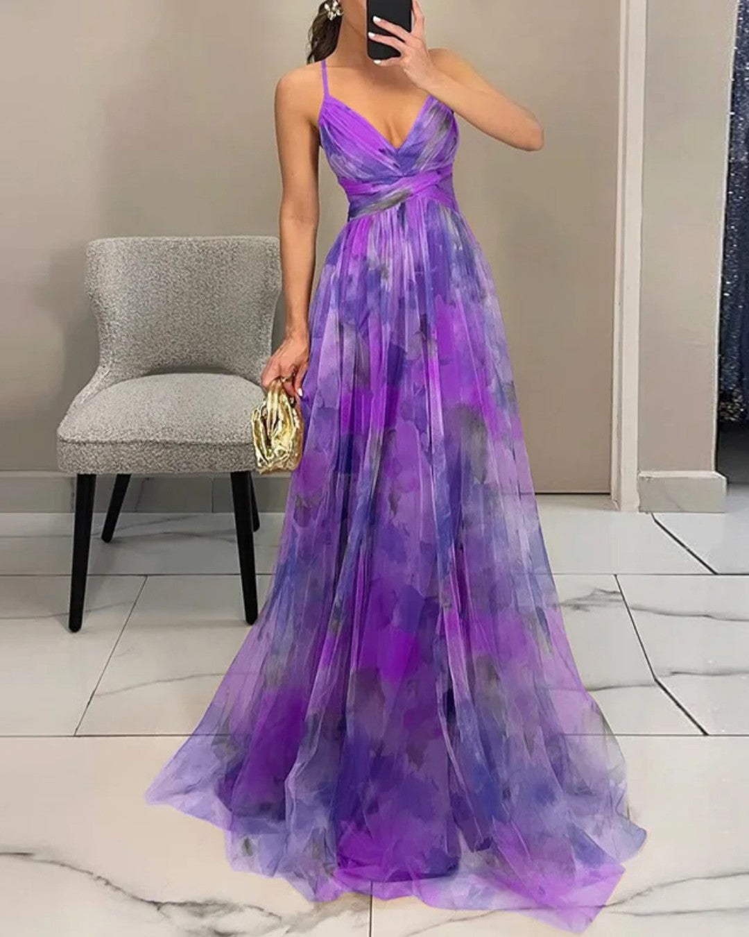 Giselle | Magical Maxi Dress with Floral Print
