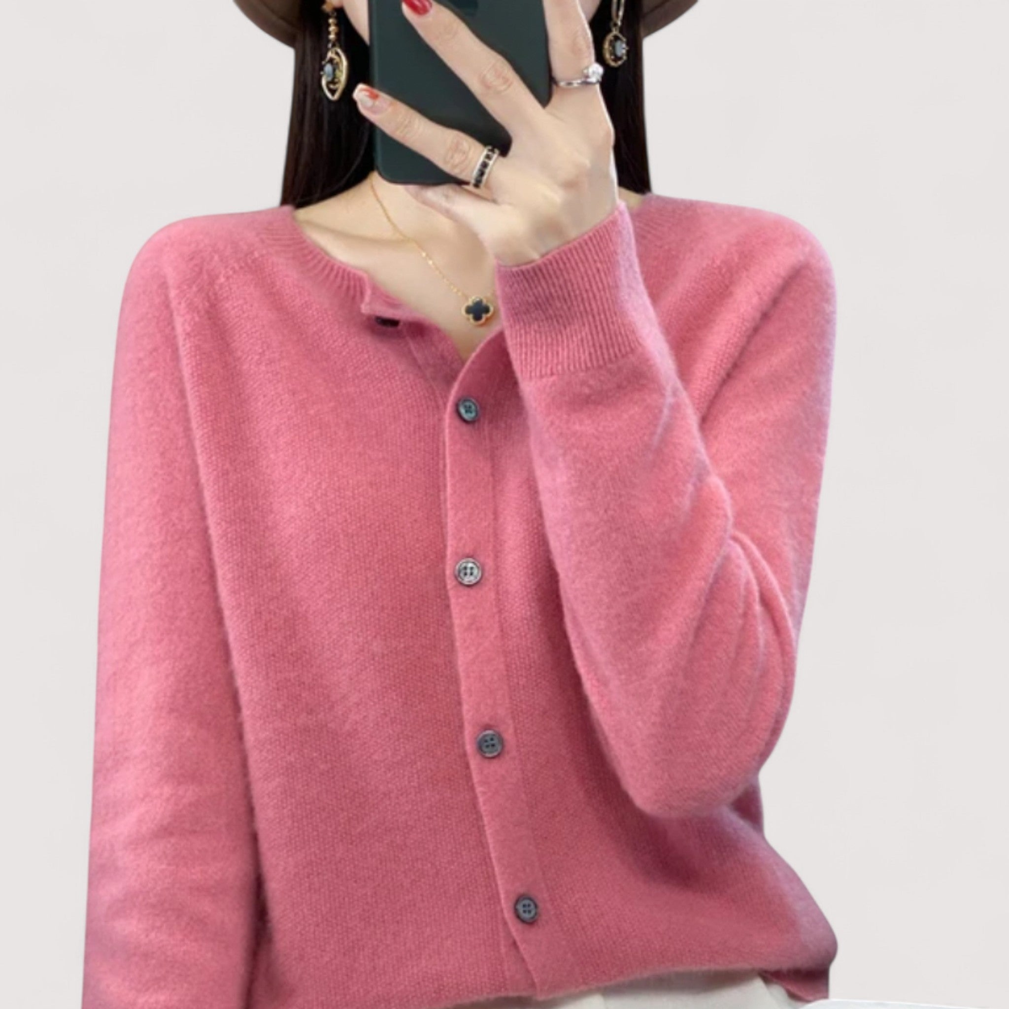 Darija™ | Knitted Jacket with button