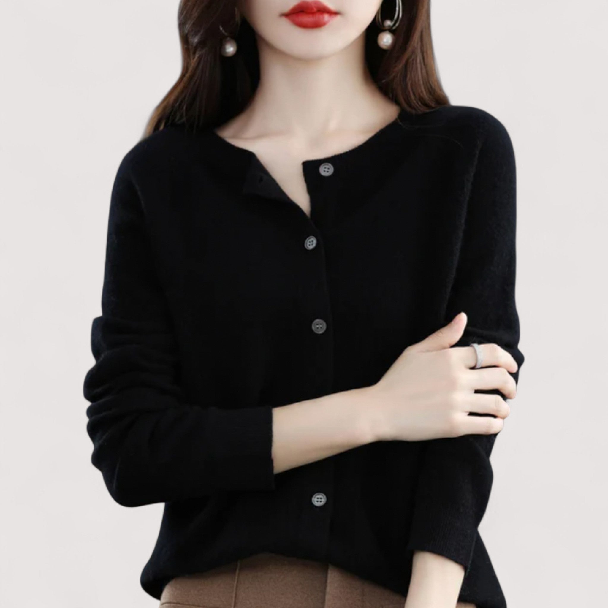 Darija™ | Knitted Jacket with button