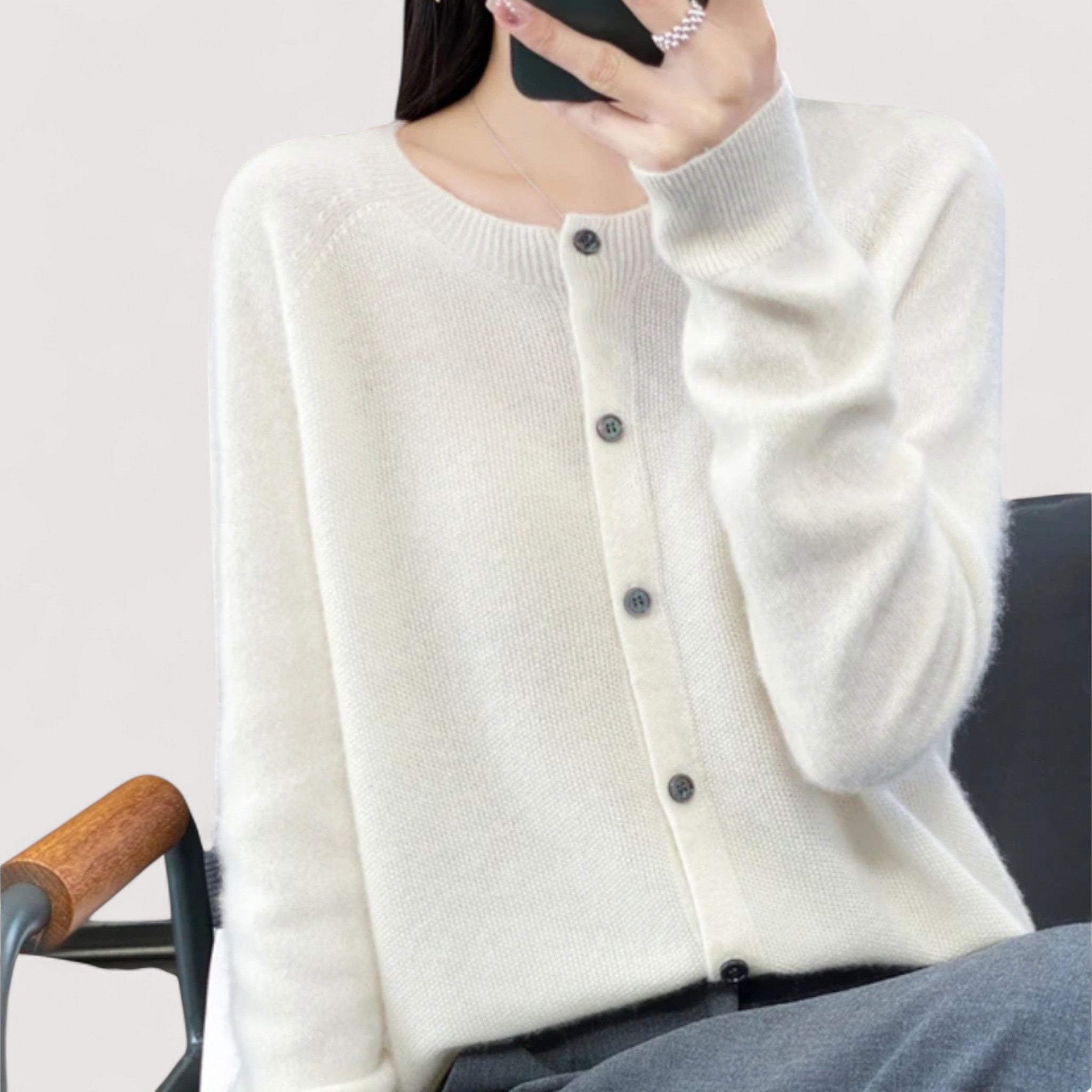 Darija™ | Knitted Jacket with button