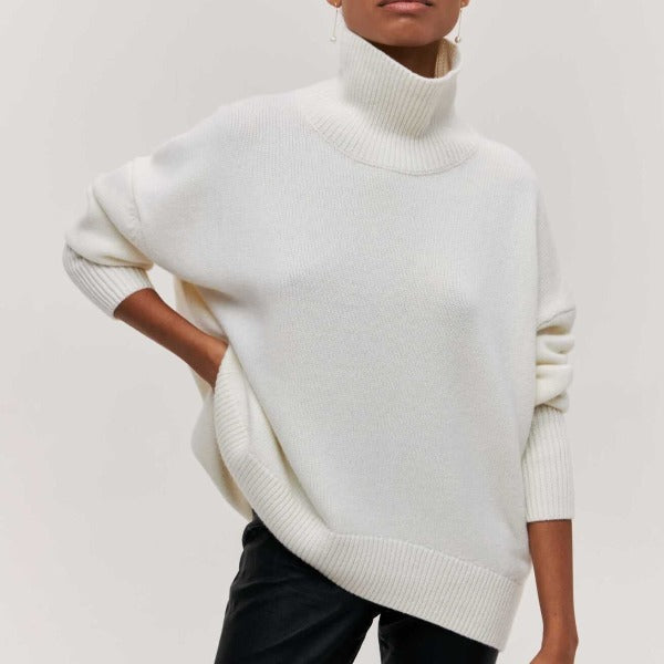Klára | Elegant knitted roll neck for cold days