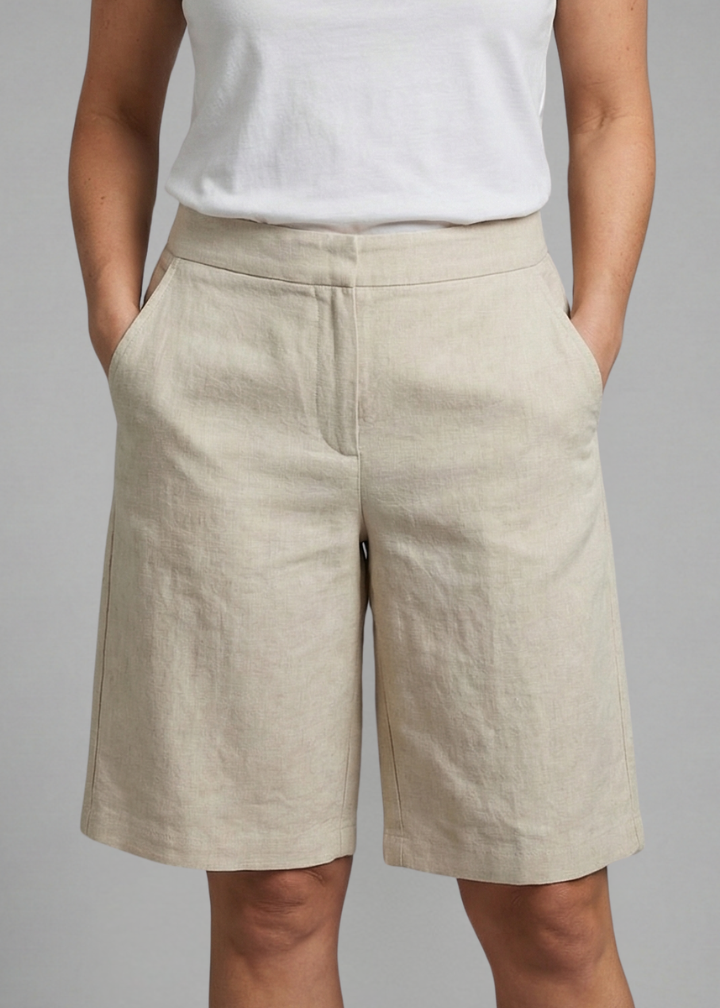 Freya | Women’s Shorts with Elastic Waistband and Side Pockets