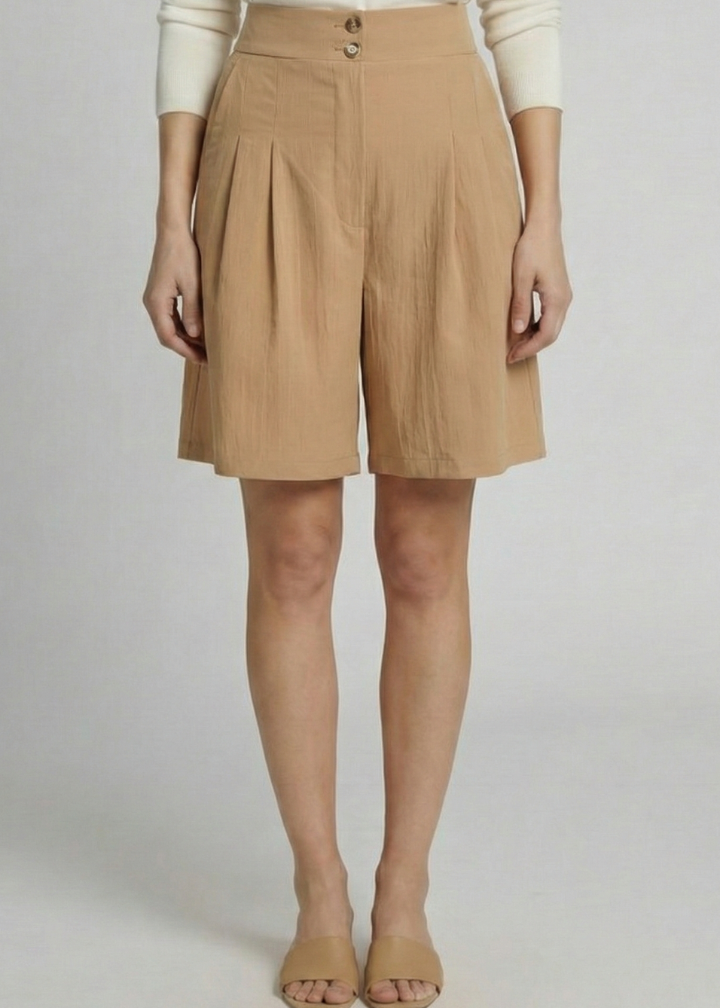 Women’s Skirt with High Waist and Flared Hem