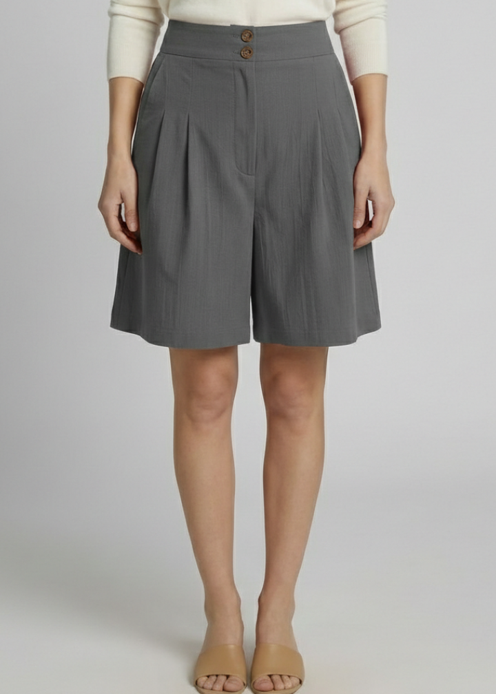 Women’s Skirt with High Waist and Flared Hem