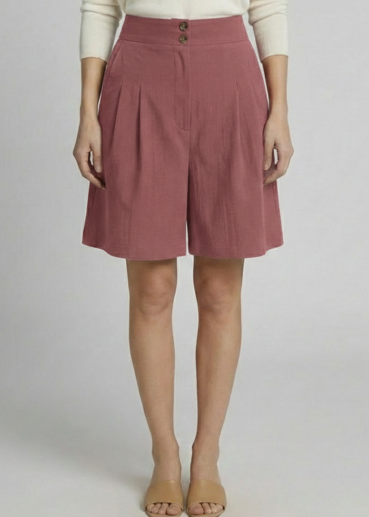 Women’s Skirt with High Waist and Flared Hem