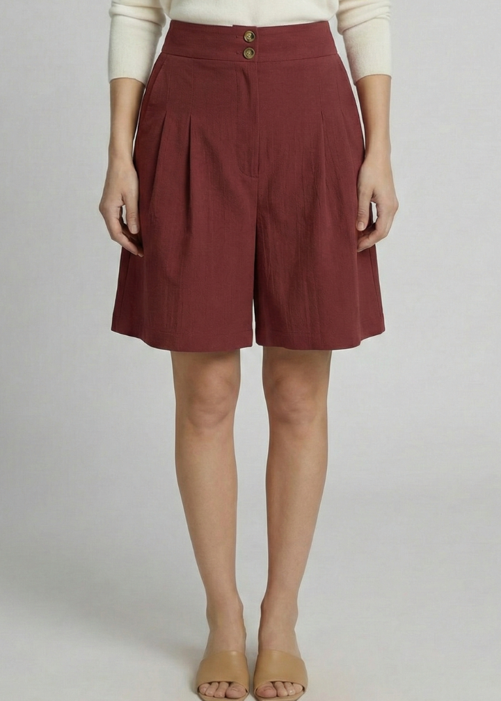 Women’s Skirt with High Waist and Flared Hem
