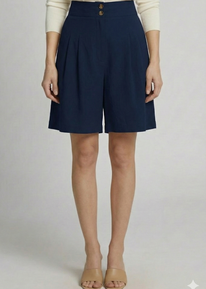 Women’s Skirt with High Waist and Flared Hem