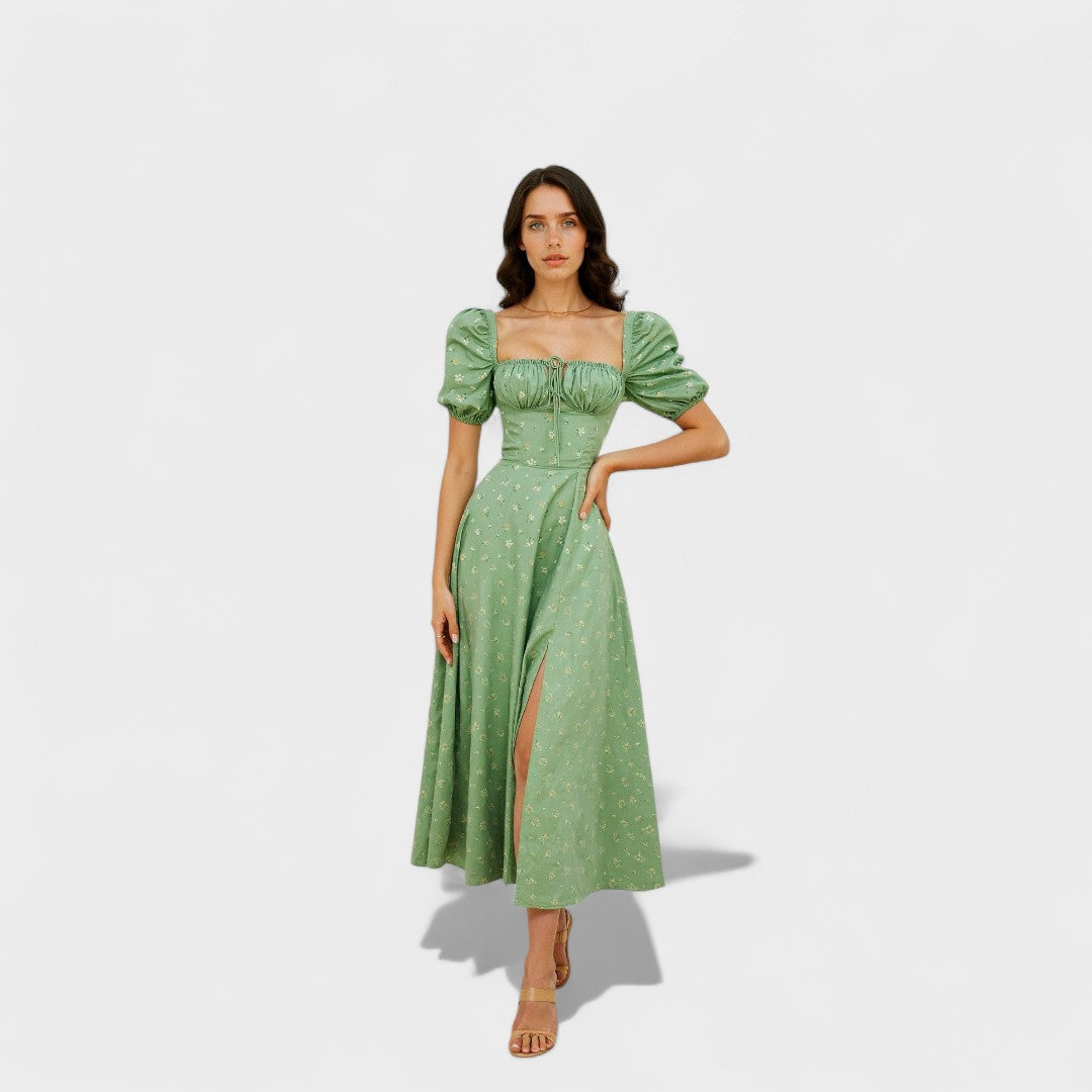 Lydia | Summer Dress with Square Neckline