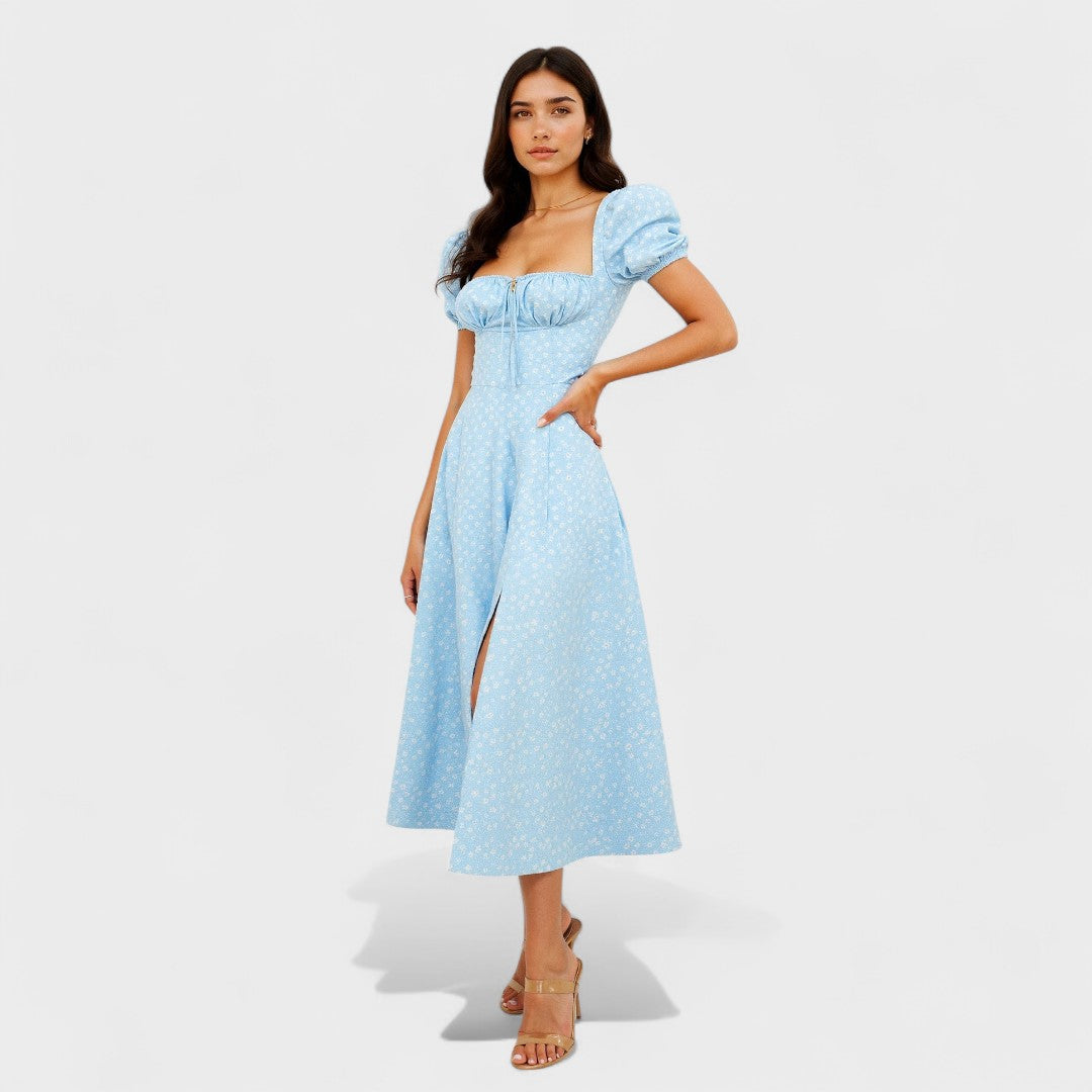 Lydia | Summer Dress with Square Neckline