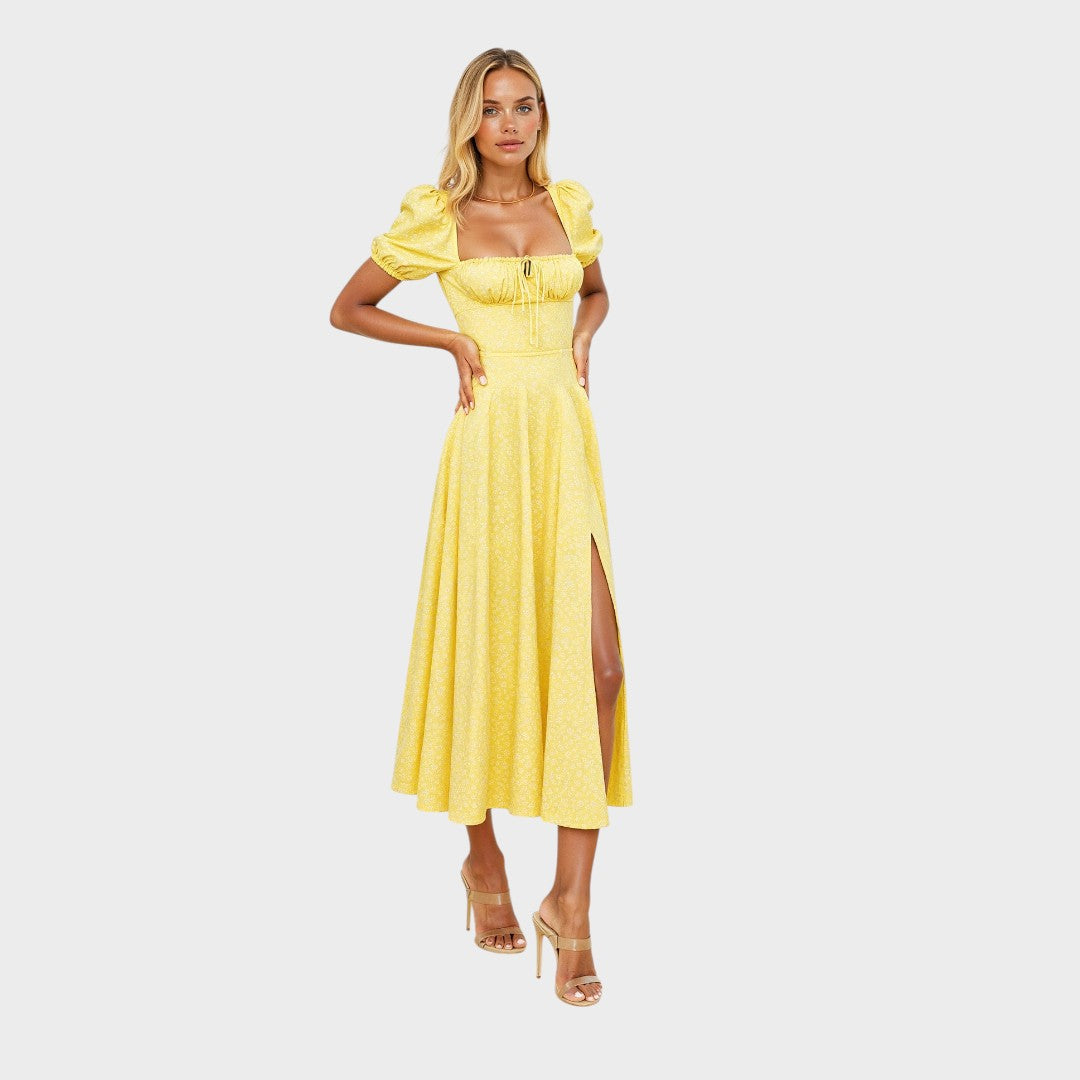 Lydia | Summer Dress with Square Neckline