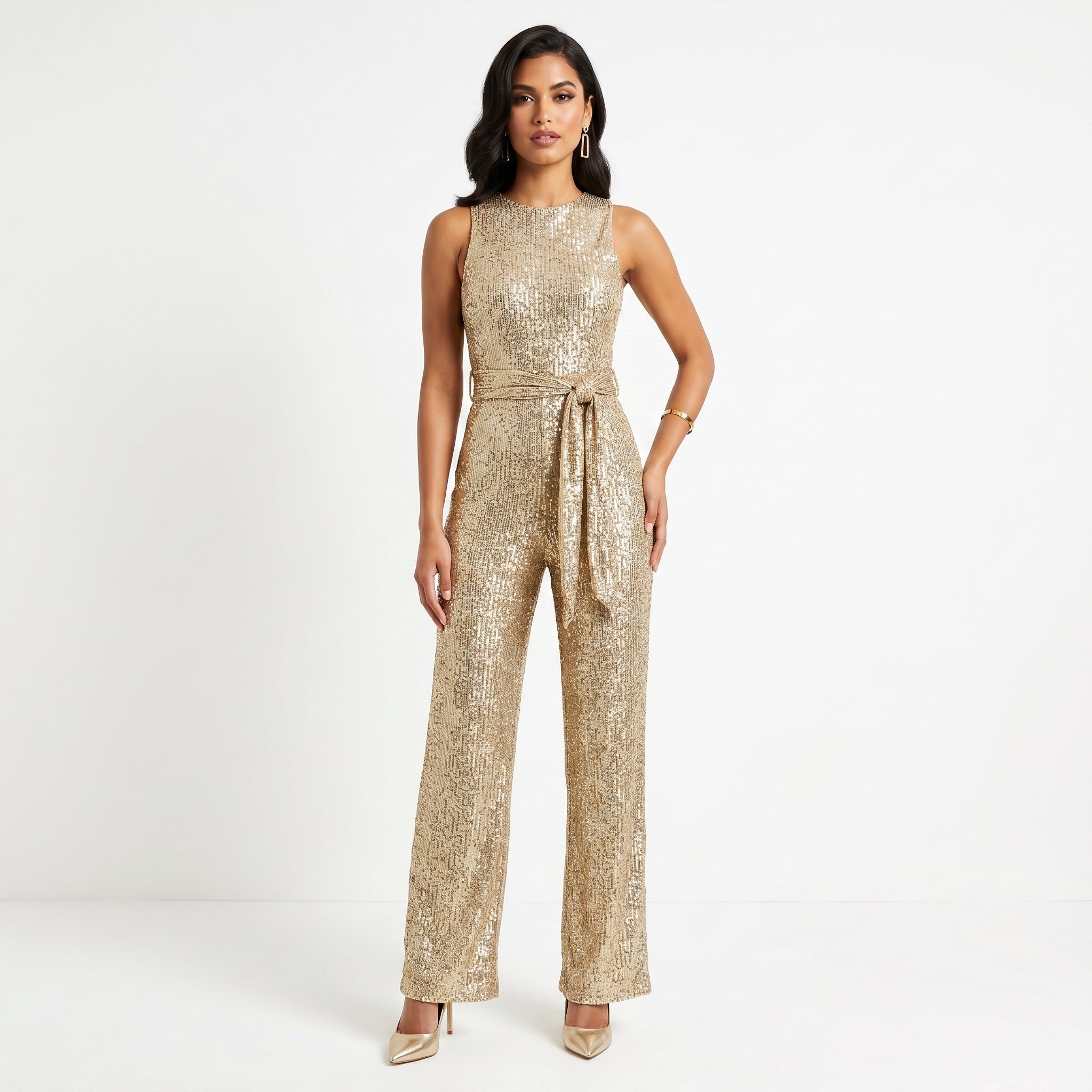 Madalena | Shiny Jumpsuit for Parties