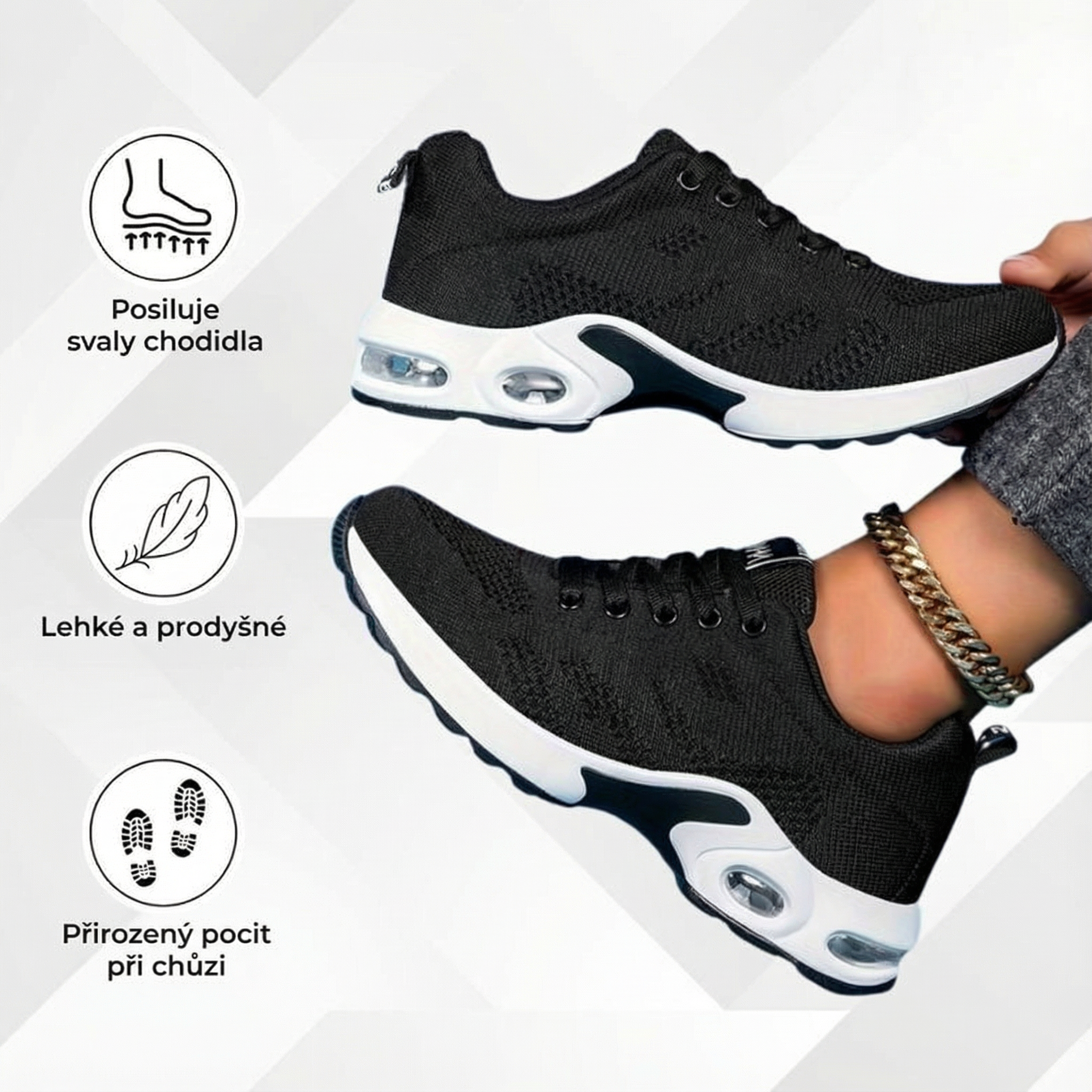 Bára | Breathable Orthopaedic Trainers