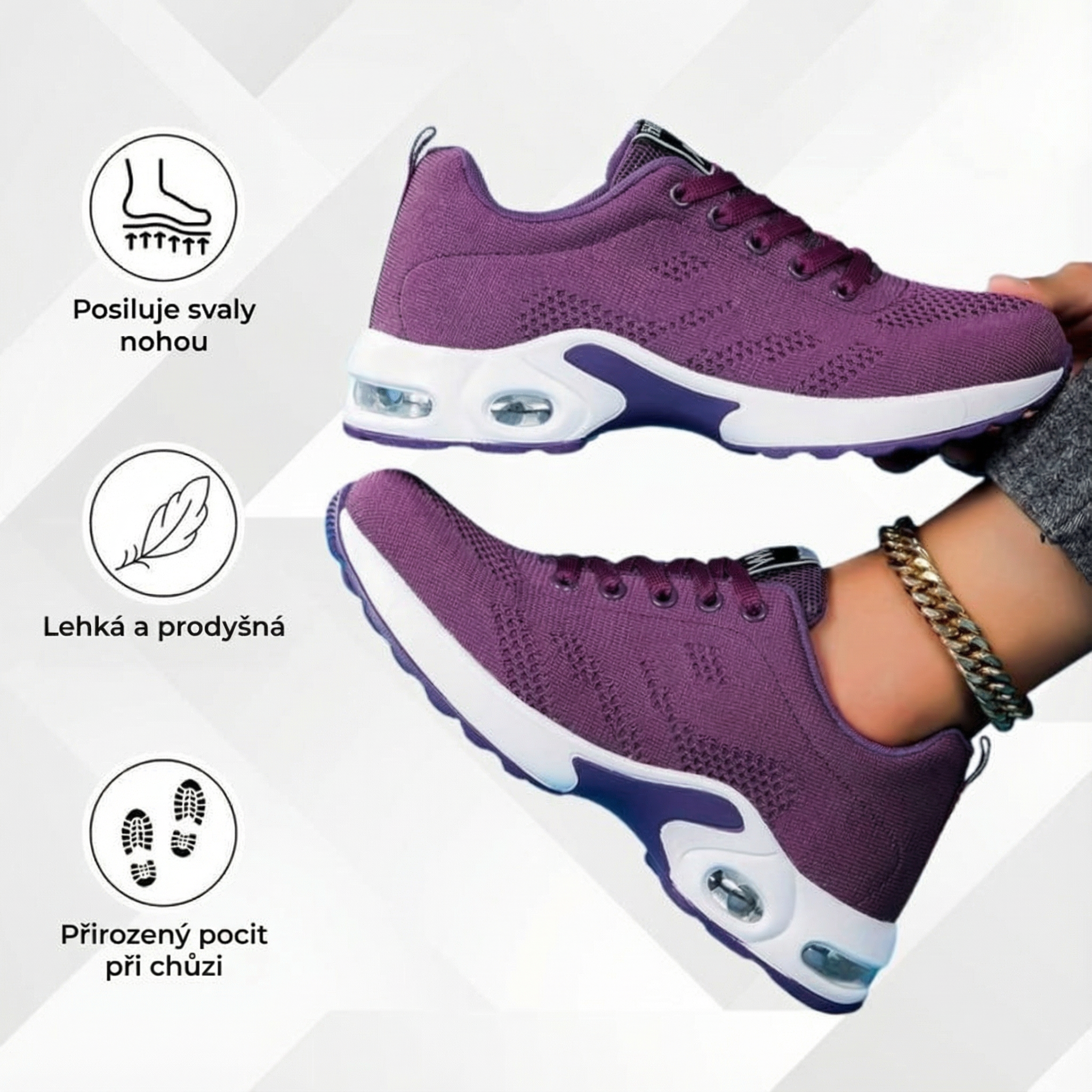 Bára | Breathable Orthopaedic Trainers