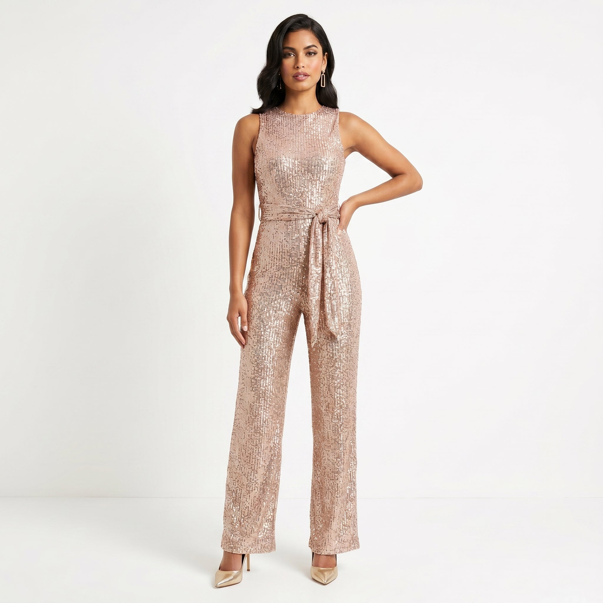 Madalena | Shiny Jumpsuit for Parties