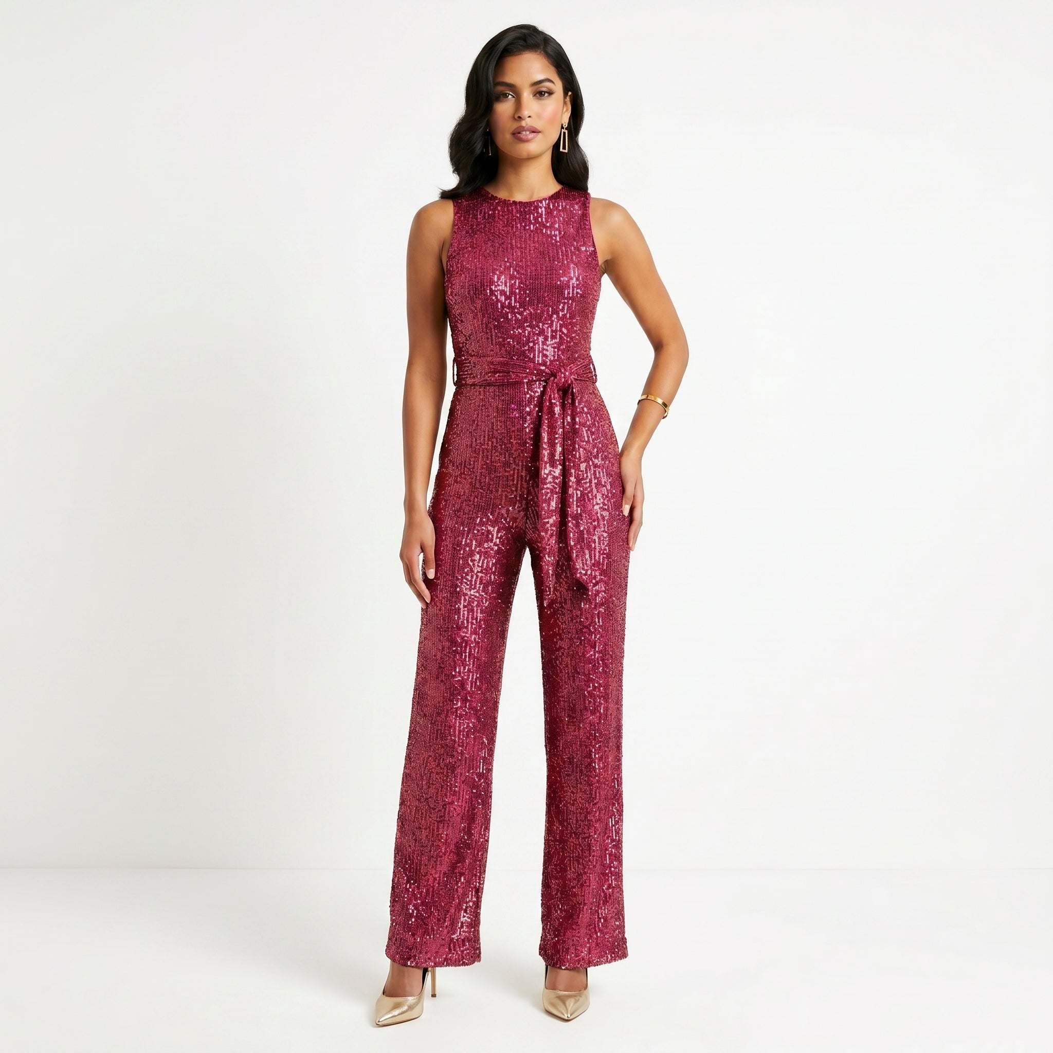 Madalena | Shiny Jumpsuit for Parties