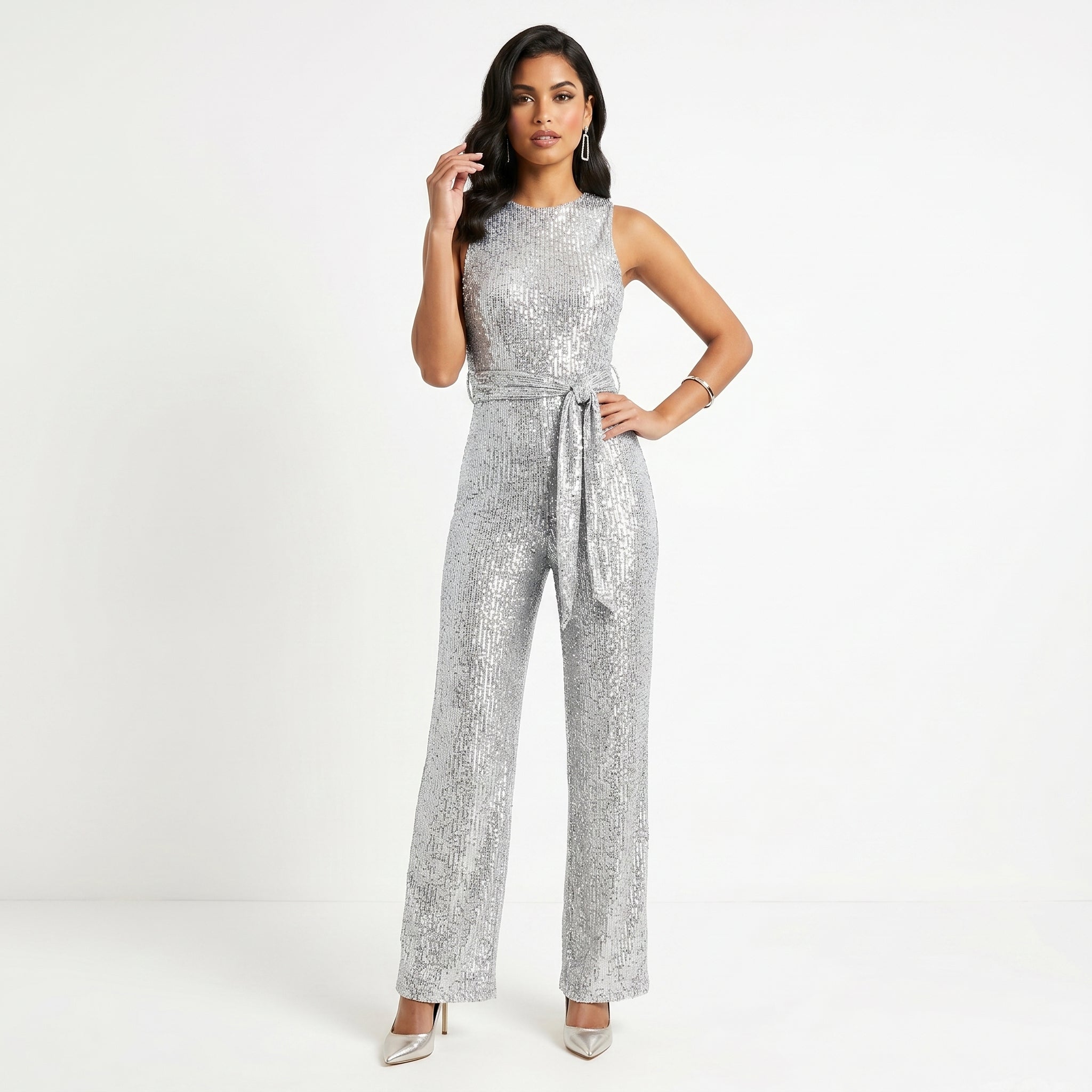 Madalena | Shiny Jumpsuit for Parties