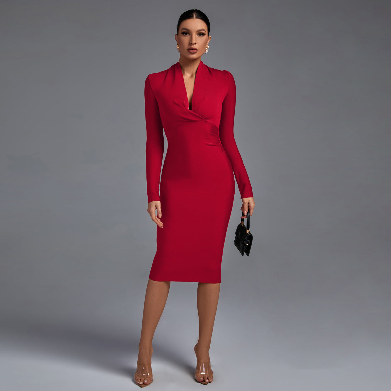 Samara | Elegant V-neck Dress