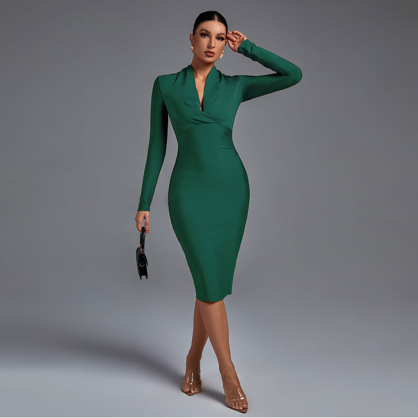 Samara | Elegant V-neck Dress