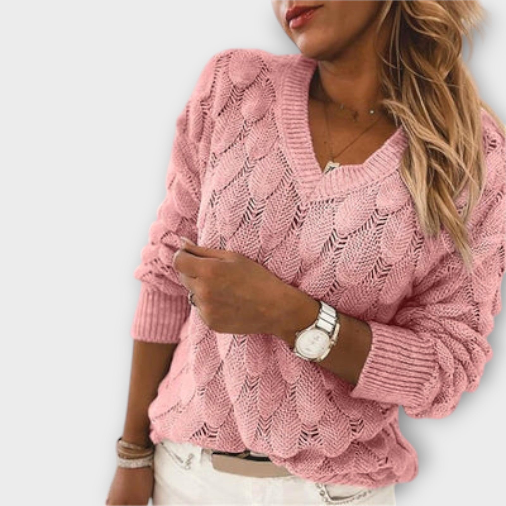 Klára | Elegant Jumper with V-Neck
