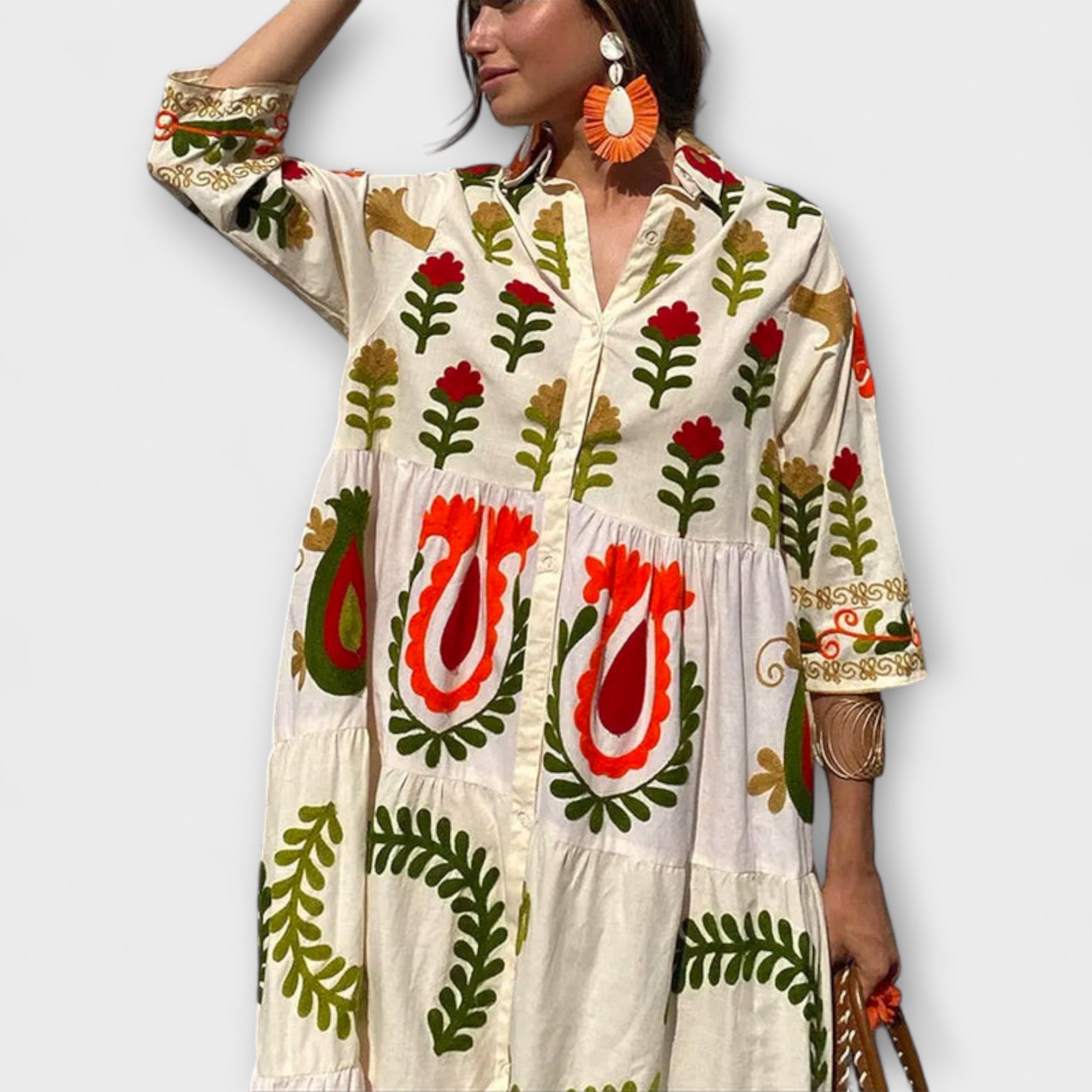 Marcela | Elegant Floral Dress