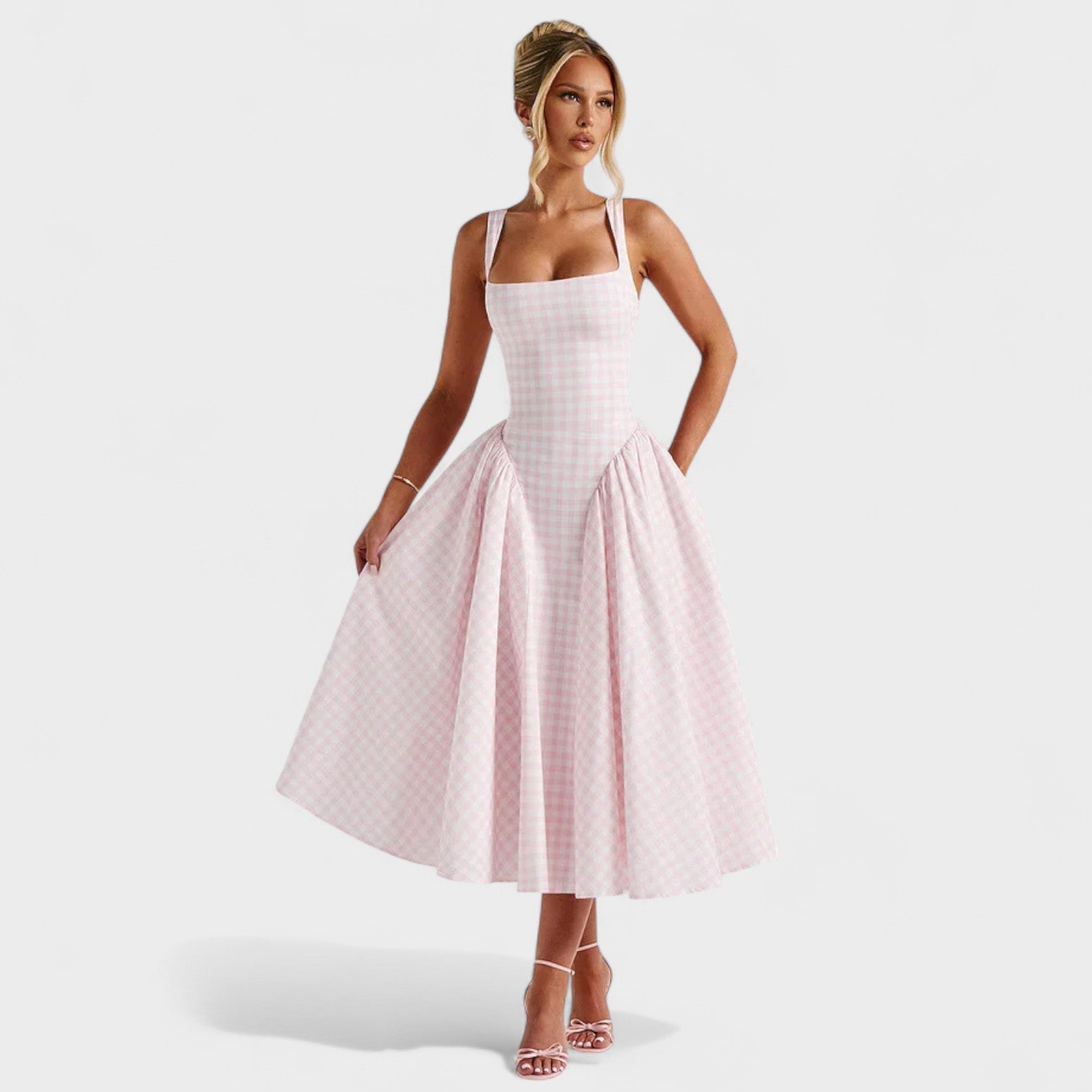 Sherrie | Retro midi dress