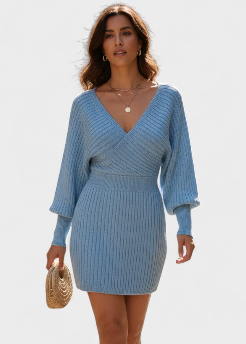 Klara™ | Elegant Dresses with V-Neck